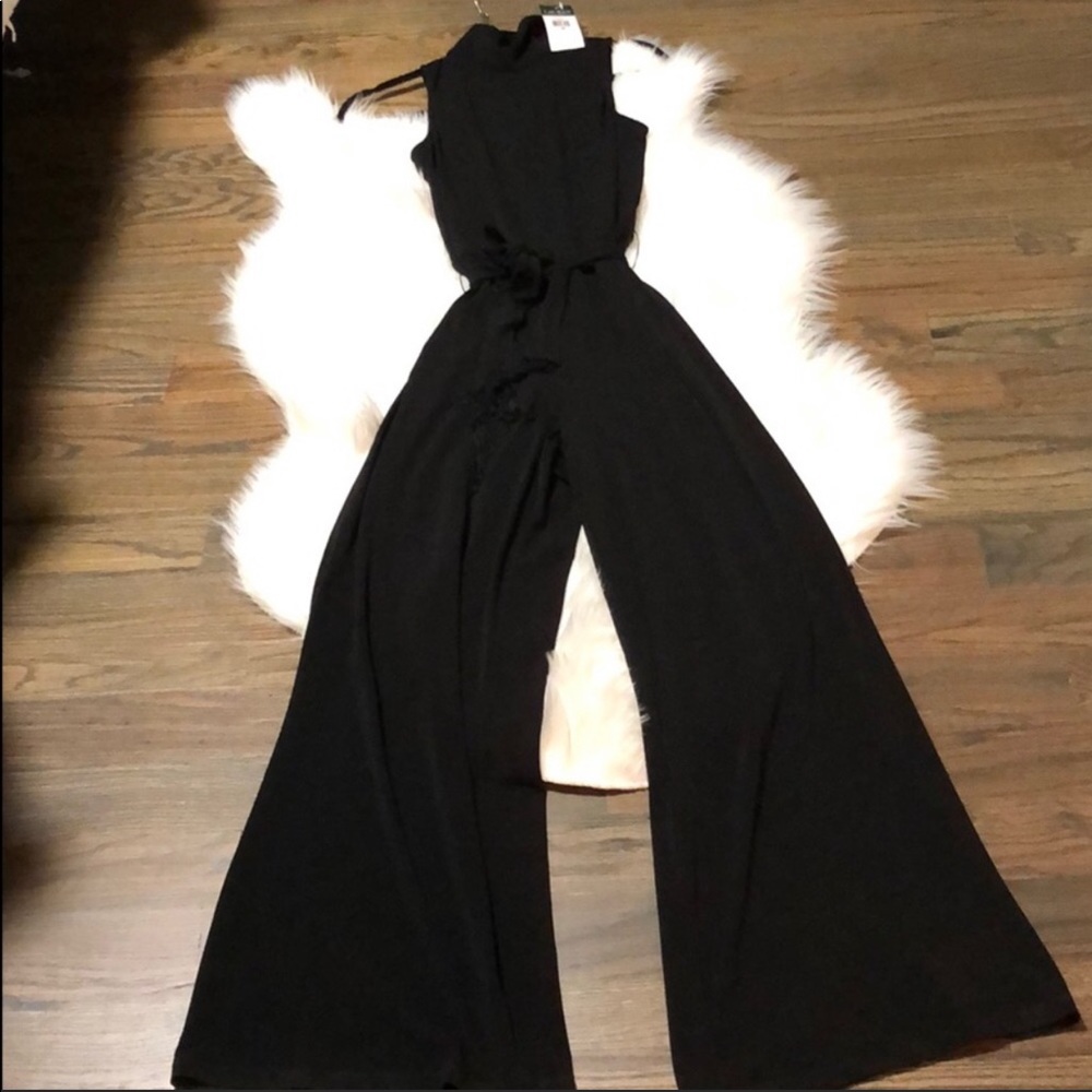 Ralph Lauren LAUREN black jumpsuit. Medium. NWT.